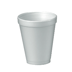 10 OZ Squat Foam Cup 1000/CS